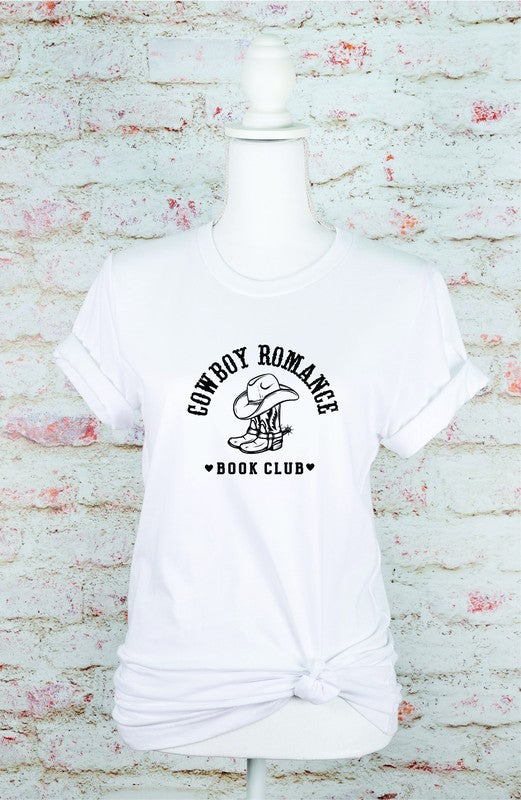 Cowboy Romance Book Club Graphic Tee - Minihomy