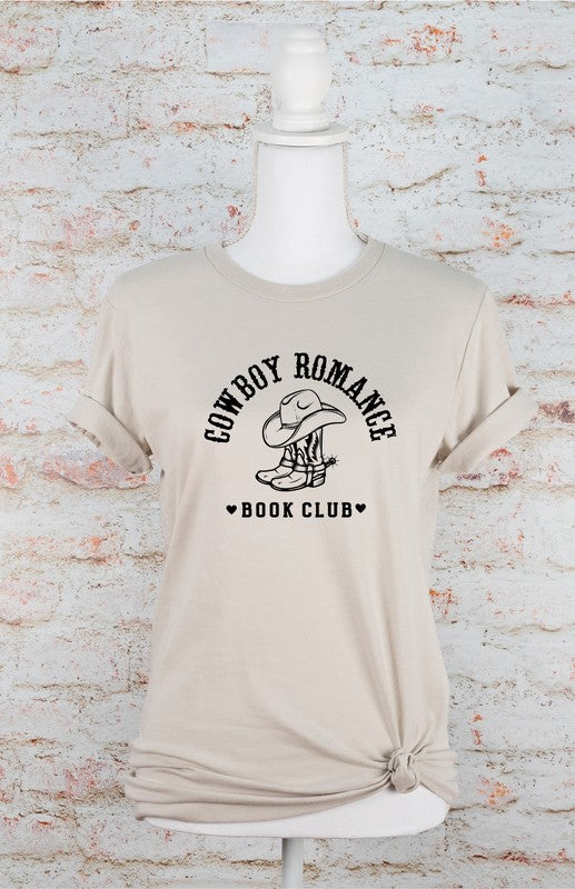 Cowboy Romance Book Club Graphic Tee - Minihomy