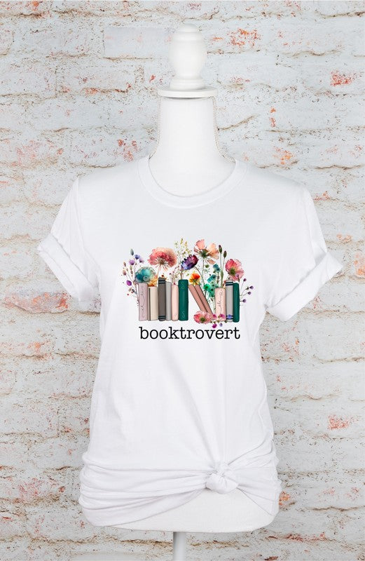 Booktrovert Graphic Tee - Minihomy