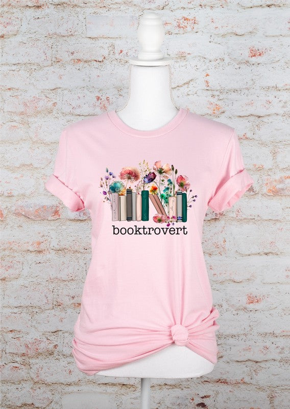 Booktrovert Graphic Tee - Minihomy