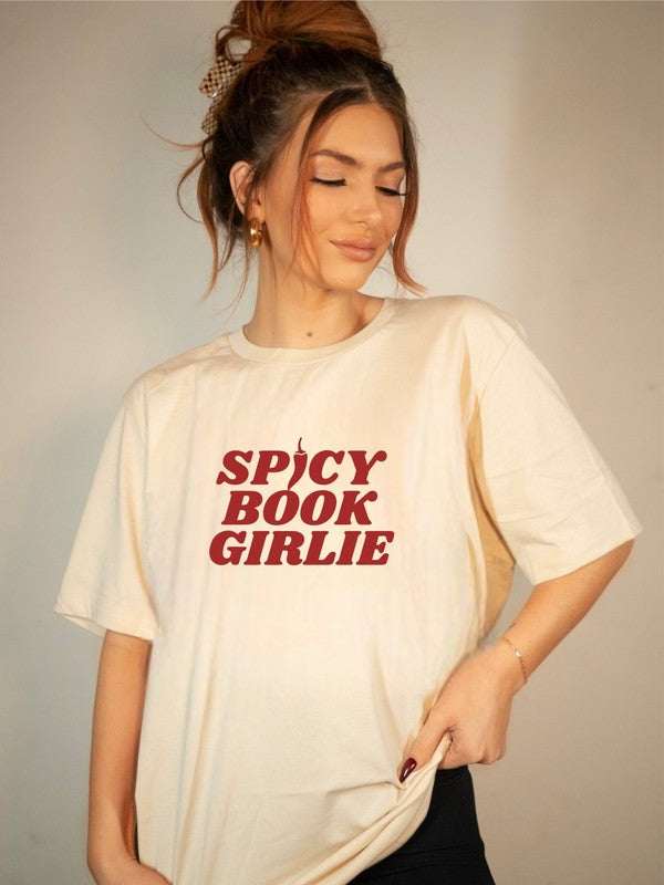 Spicy Book Girlie Graphic Tee