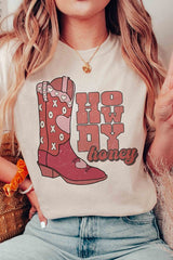 Plus Size - Howdy Honey Graphic T-Shirt