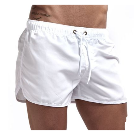 Wrap men's shorts smooth beach slim pants