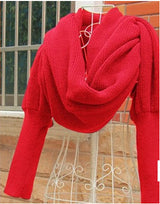 Sweater Scarf Cashmere Ladies Girl Woman Clothing Casual Wear