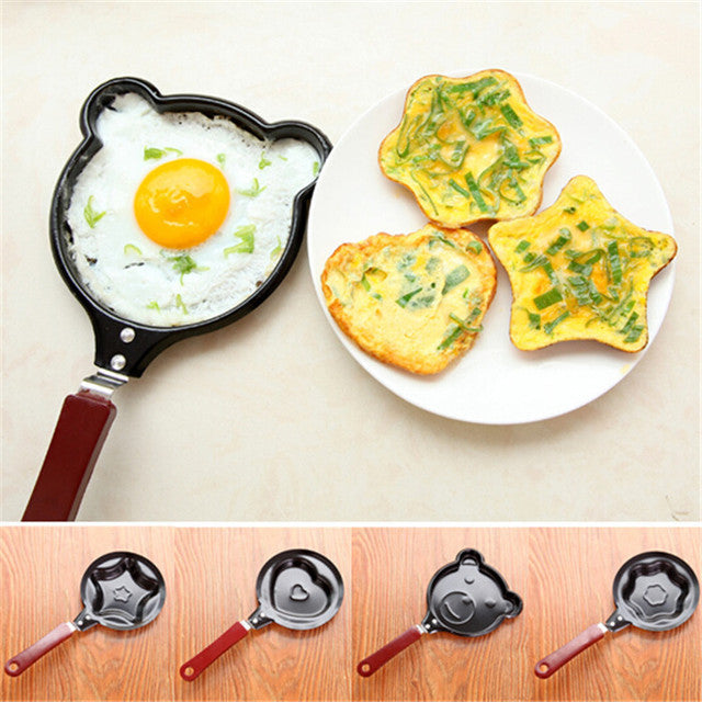 Cartoon Bear Heart Star Mini Pancake Maker - Cookware For Child Breakfast Kitchen Tools