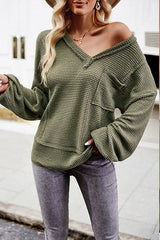 Women's Crew Neck Long Sleeve Pullover Sweater