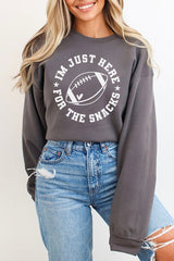 Game Day Snacks Sweatshirt: Fall Football Fan Apparel