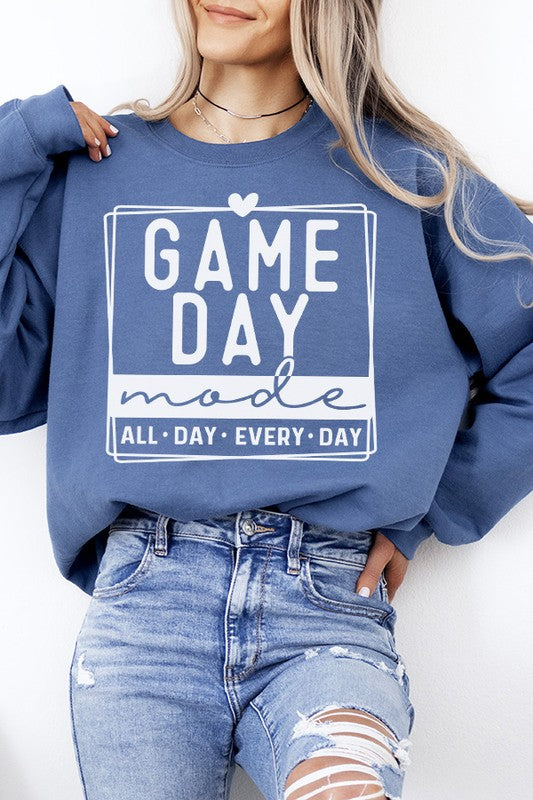 Fall Football Game Day Sweatshirt - All Day Comfort