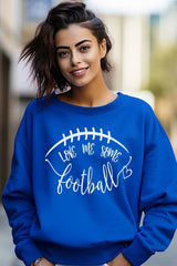 Football Sweatshirt - Gameday Fall Love Me Some