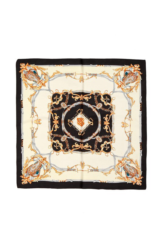 Geometric Pattern Printed Scarf - Lightweight Fashion Accessory