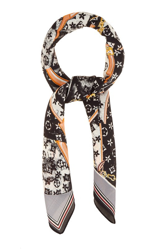 Geometric Pattern Printed Scarf - Stylish & Trendy Wrap