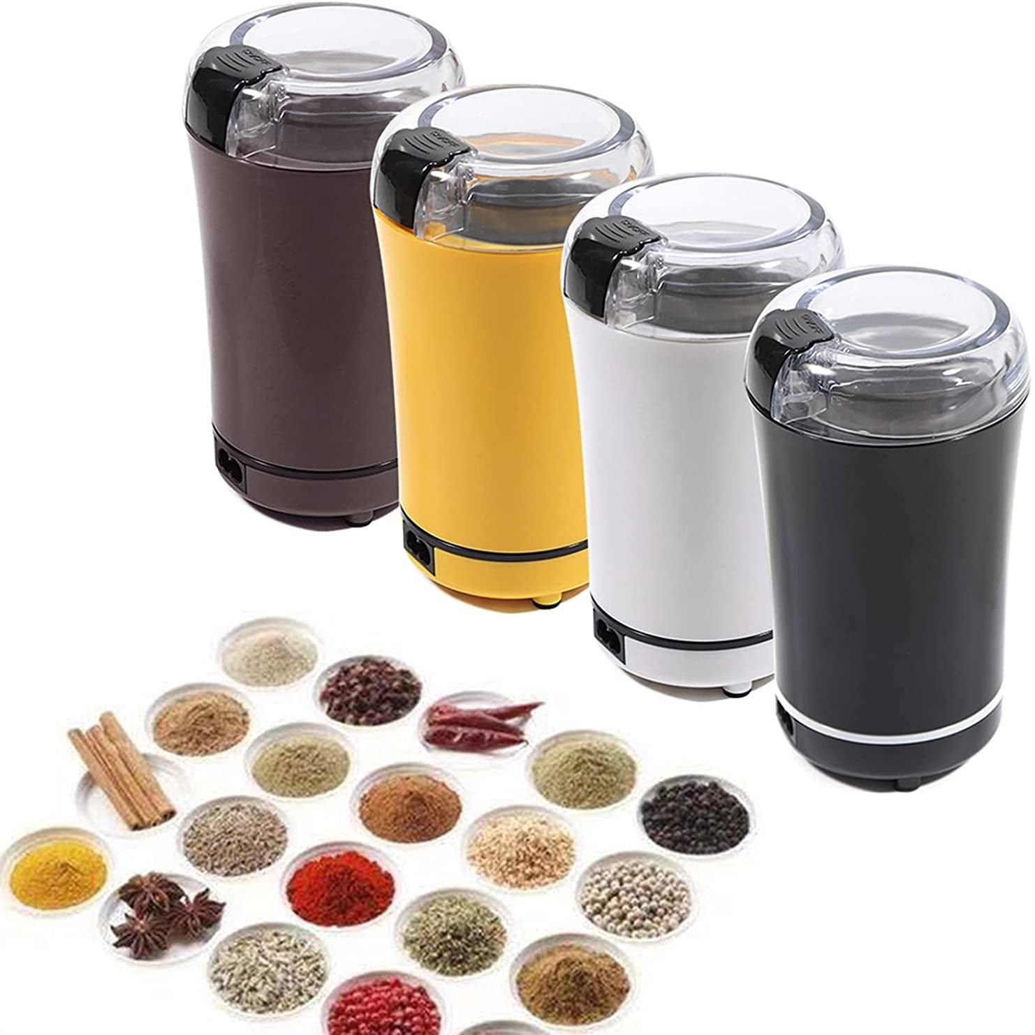 Portable Electric Coffee Grinder: Grind Beans, Herbs, Spices, Nuts & More - Minihomy