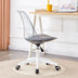 Modern Home Office Desk & Chair Set - Adjustable Rotating Chair, Smoke Gray - Minihomy