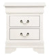 Louis Philippe Nightstand, White - G02190-N by Glory Furniture - Minihomy