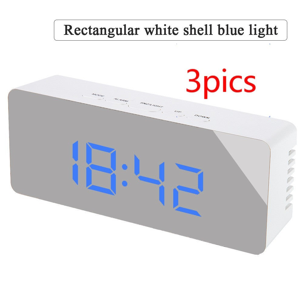 Digital LED multi-function mirror clock - Minihomy