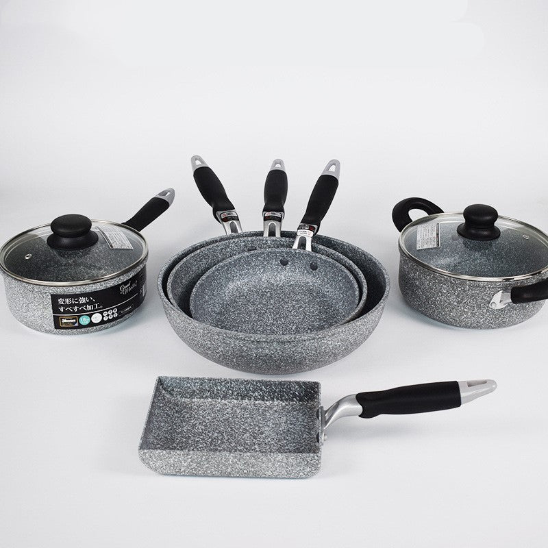 Japanese-Style Maifan Stone Non-Stick Frying Pan - Minihomy