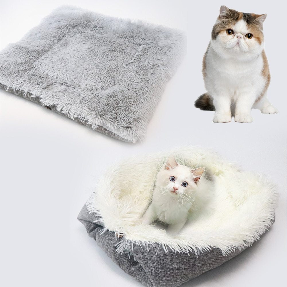 South Korean velvet cat bed