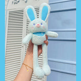 Plush Pull Ears Rabbit Stretch Doll Keychain