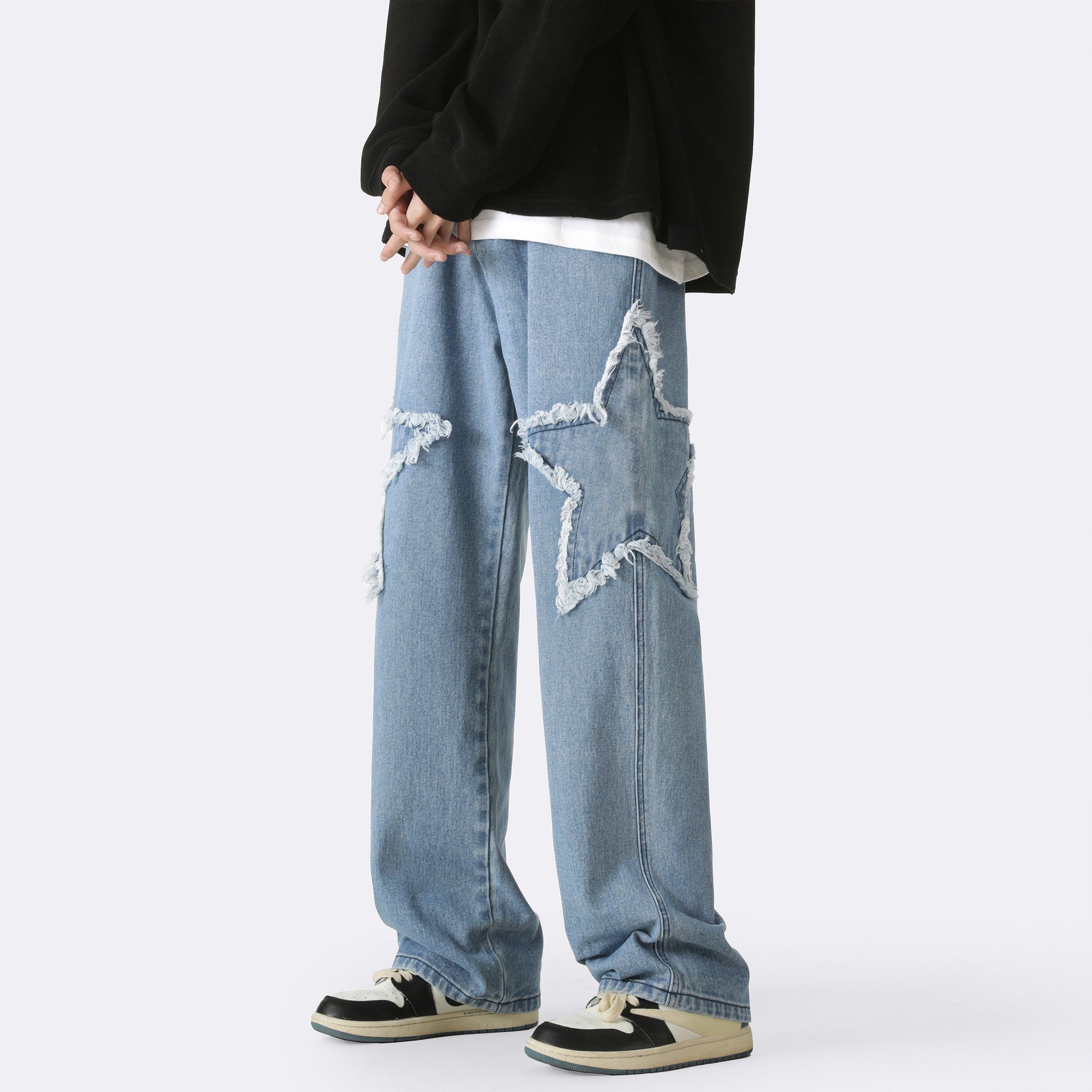 Spring And Autumn Men's Pants Casual Retro Trousers