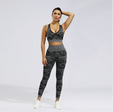 High Waist  Camouflage Running Workout Sports Fitness yoga Pants