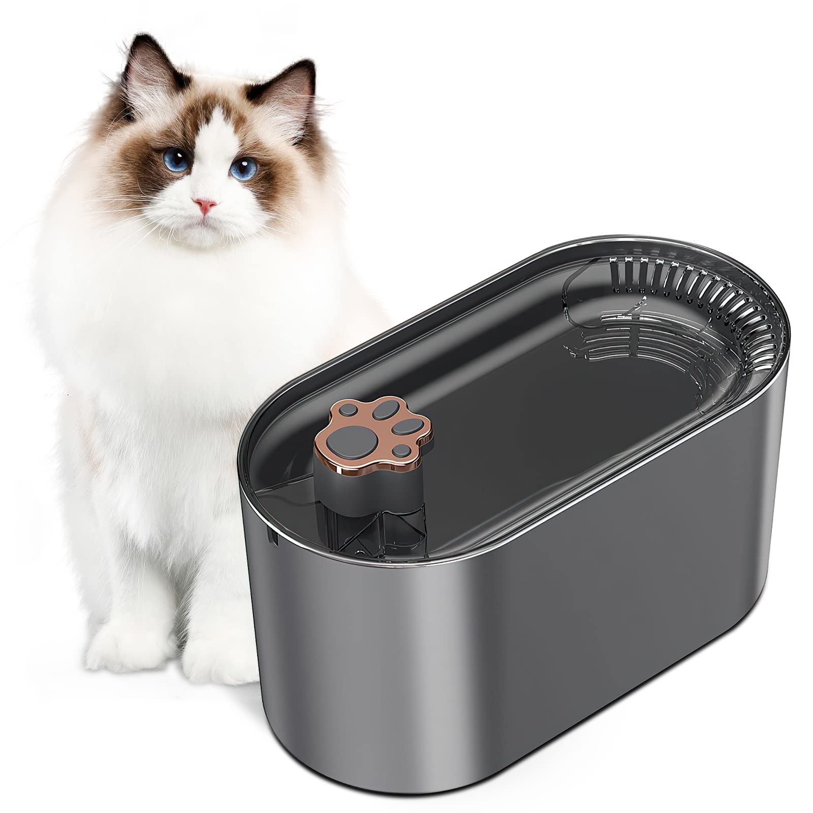 3L Cat Water Fountain Filter - Automatic Drinker for Dogs and Cats