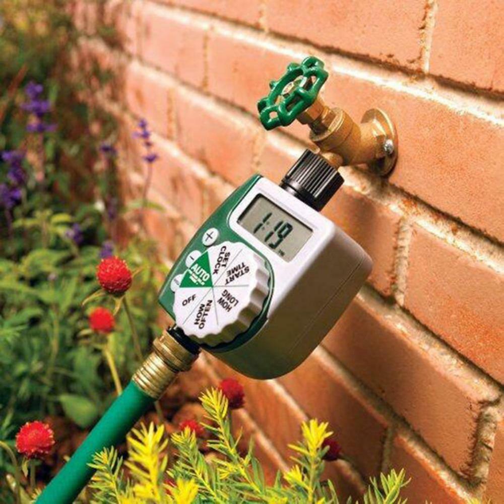 Intelligent LCD Garden Irrigation Controller Timer - Automatic Watering System with Adjustable Cycle & Duration