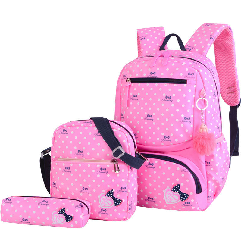 Elementary School Girl Korean Style Cute Princess Backpack - Minihomy