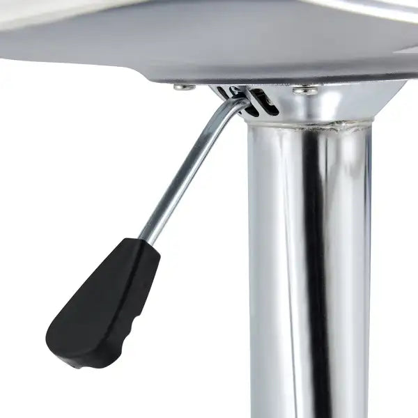 Modern Bar Stools Set of 2 | Swivel & Adjustable Height | PU Seats & PET Backrest - Bar, Restaurant, Counter Seating - Minihomy