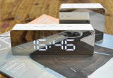 Multifunctional Mirror Digital Clock LED Mirror Clock Makeup Mirror Alarm Clock Electronic Alarm Clock