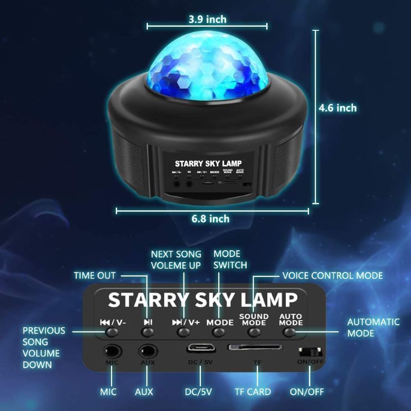 Bluetooth Music Starry Sky Projector - Minihomy