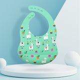 Baby Feeding Newborn Cartoon Aprons Adjustable Baby Bibs Burp Cloth