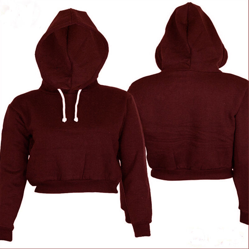 Long Sleeve Jumper Hooded Pullover Coat Casual Sweatshirt - Minihomy