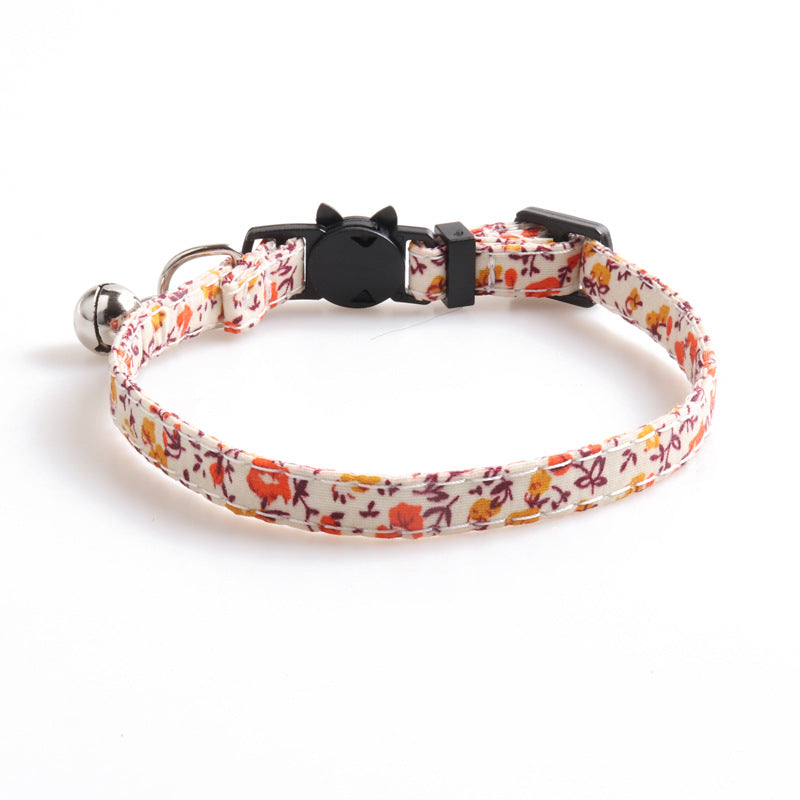 Bowknot Pet Cat Collar with Bell Adjustable Safety Kitty Bow Tie