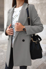 Woolen coat woman