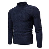 Men's Twisted Long-Sleeved Sweater - Casual Sports Sweater