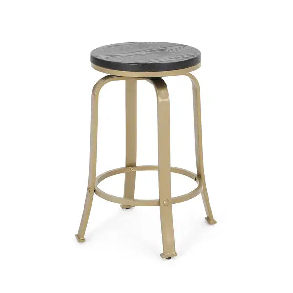 2-Piece Counter Stool Set - Modern Kitchen Bar Stools - Minihomy