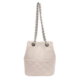 Korean Style Simple Women's Fashion Diamond Texture One-shoulder Bucket Crossbody Bag