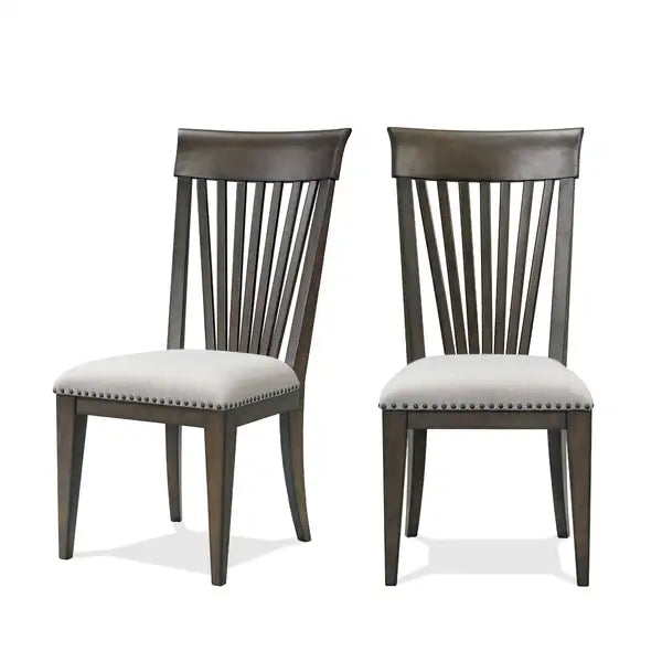 Grant Nailhead Trim Upholstered Dining Chairs (Set of 2)