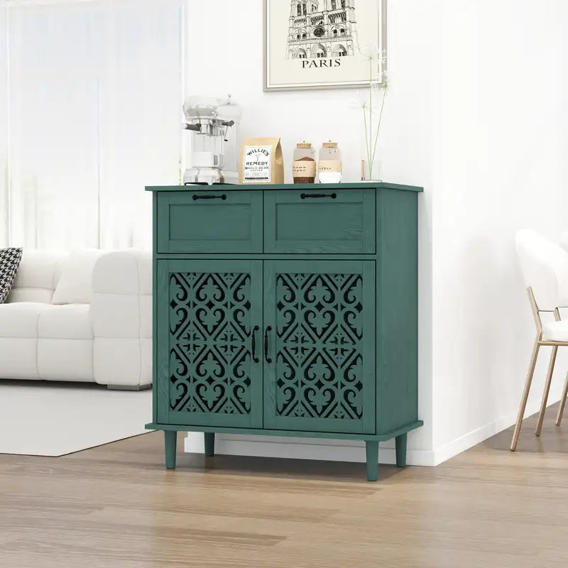 American 2-Door 2-Drawer Cabinet: Bedroom, Living Room, Study