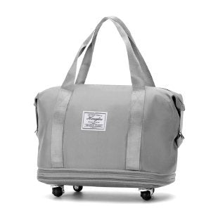 Universal Wheel Travel Bag With Double-layer Dry And Wet Separation Fitness Yoga  Sports Bags