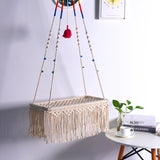 Lace Cat Bed Swing Tapestry Pet Bed Cotton Rope Swing Chair