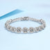 925 Sterling Silver Full Inlaid Moissanite Women's Bracelet - Minihomy