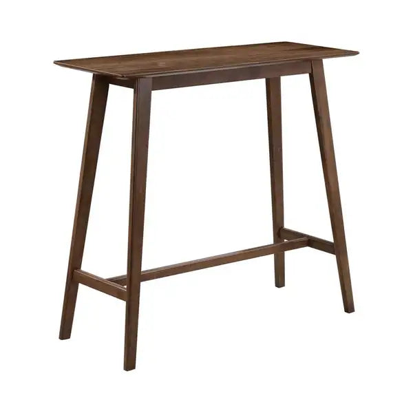 Rectangular Walnut Wood Bar Table - Modern Home Furniture