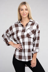 Classic Plaid Flannel Shirt