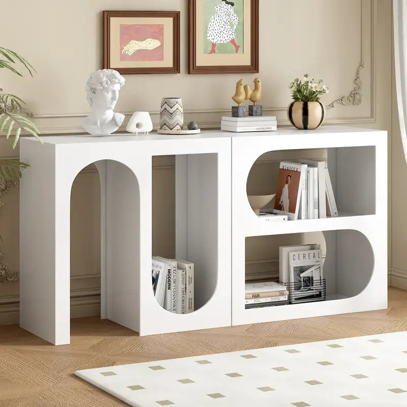 Modular Entryway Console Table: Customizable Storage for Home