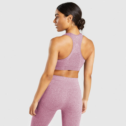 Seamless knitted yoga workout clothes