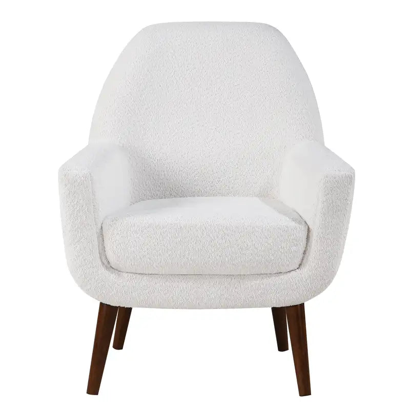 Mid-Century Modern Boucle Armchair - Prince Chair