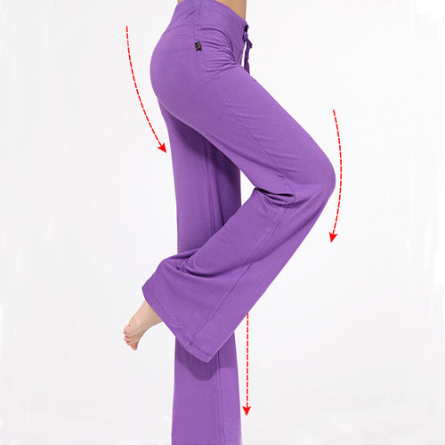 Wide Leg Flowy Female Trousers Yoga pants