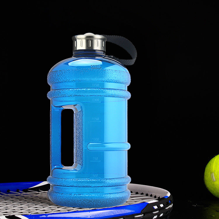 Large capacity fitness water bottle