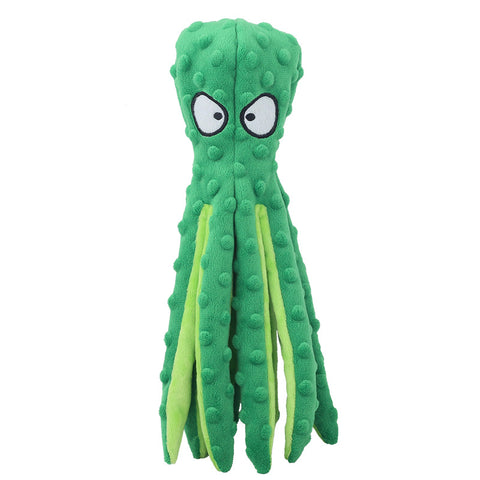 Eco-friendly Plush Octopus Pet Toy for Cats and Dogs